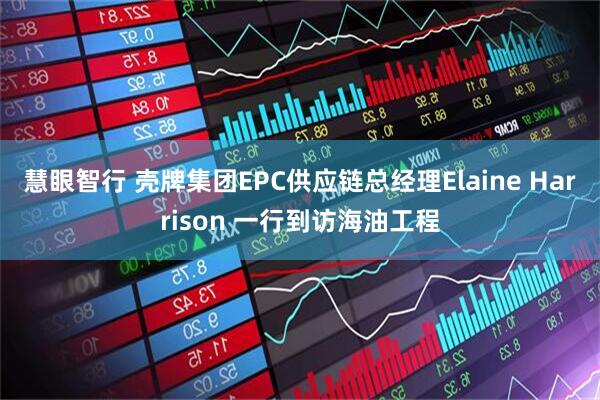 慧眼智行 壳牌集团EPC供应链总经理Elaine Harrison 一行到访海油工程