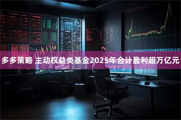 多多策略 主动权益类基金2025年合计盈利超万亿元